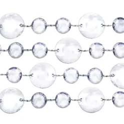 Transparent Kristallgirlang