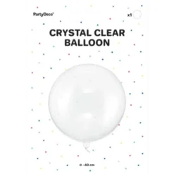 Transparent Orbz Ballong Crystal Clear