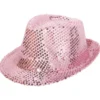 Trilby Hatt Rosapaljetter