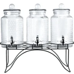 Trippel Drinkdispenser med Ställ