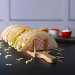 Trä Tacohållare