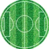 Tårtbild Fotbollsplan