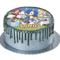 Tårtbild Sonic 20 cm 5,5 g