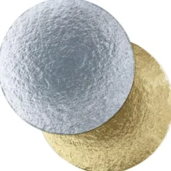 Tårtbrickor 26 cm Guld och Silver 100-pack