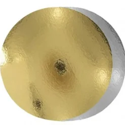Tårtbrickor 3-pack Guld & Silver 26 cm
