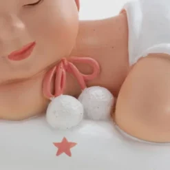Tårtdekoration Dopfigur Sovande Flicka