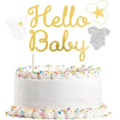 Tårtdekoration Hello Baby
