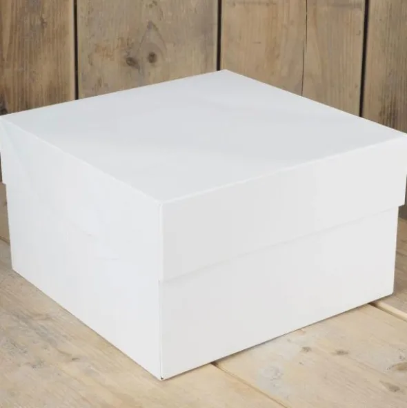 Tårtkartonger Vit 30 cm 25-pack