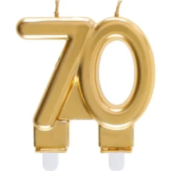 Tårtljus 70 Guld
