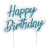 Tårtljus Happy Birthday Blå