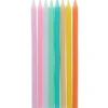 Tårtljus Pastell 10 cm 24-pack
