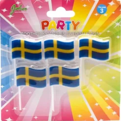 Tårtljus Svenska Flaggan