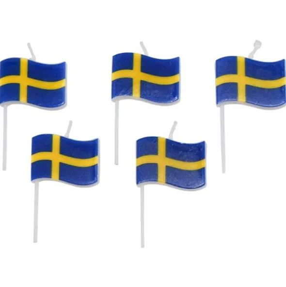 Tårtljus Svenska Flaggan