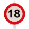 Tårtljus Trafikskylt 18