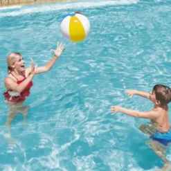 Uppblåsbar Badboll Randig