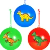 Uppblåsbar Dinosaurieboll med Nyckelring