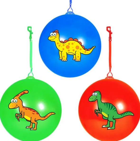 Uppblåsbar Dinosaurieboll med Nyckelring