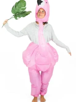 Uppblåsbar Flamingodräkt