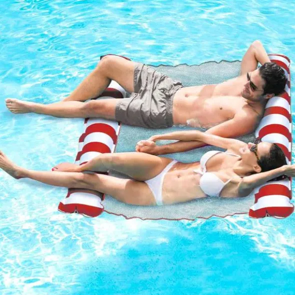 Uppblåsbar Pool Hängmatta Dubbel