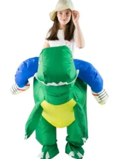 Uppblåsbar Ridande Dinosauriedräkt Barn