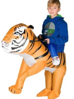 Uppblåsbar Ridande Tigerdräkt Barn