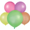 UV Latexballonger Blandade Färger 48 cm (10-pack)