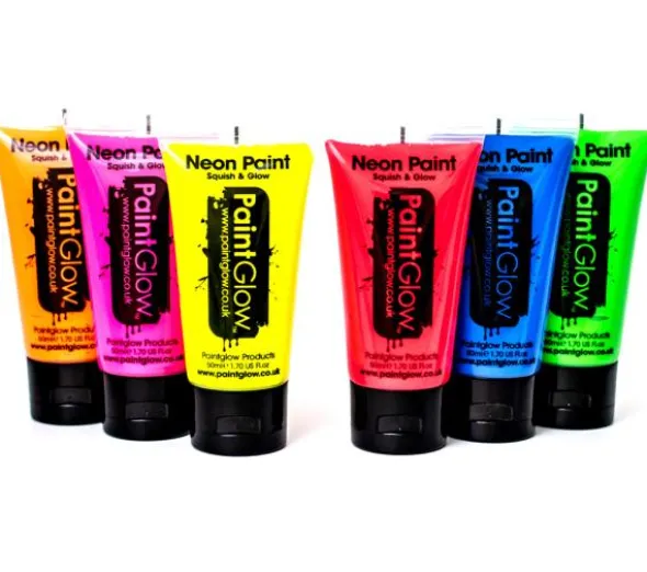 UV Neon Ansikts- & Kroppsfärg Vit 10ml (10ml Vit)