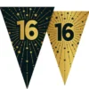 Vimpelgirlang med Stjärnor & Siffran 16