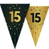 Vimpelgirlang med Stjärnor & Siffran 15