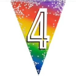 Vimpelgirlang Regnbåge 4 år