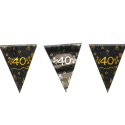 Vimpelgirlang Svart 40 år
