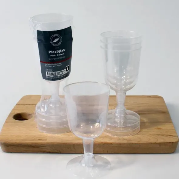 Vinglas Plast 16 cl 4-pack