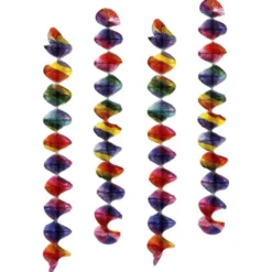 Virvateller Färgglada 60 cm 4-pack