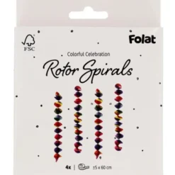 Virvateller Färgglada 60 cm 4-pack