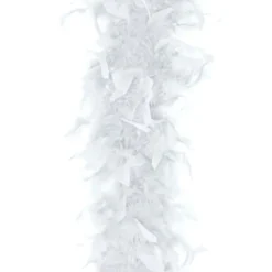 Vit Fjäderboa 180cm