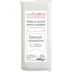 Vit Sockerpasta Extra Slät 500g ScrapCooking