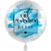 Välkommen Bebis Ballong Ljusblå