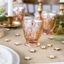 Värmeljushållare Roséguld