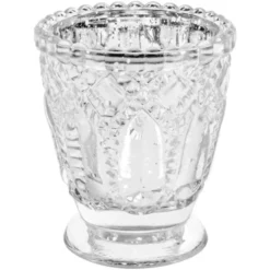 Värmeljushållare Silver
