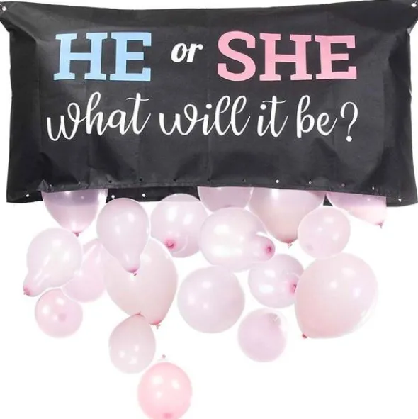 Väska med Ballonger Gender Reveal