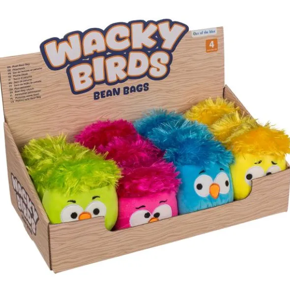 Wacky Bird Plush med Bönor 11 cm