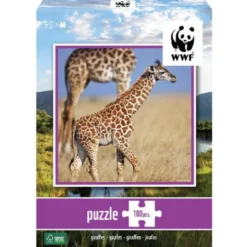 WWF Giraffer Pussel 100 Bitar