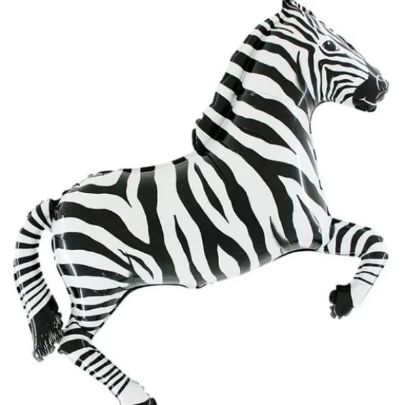 Zebra Folieballong Djur